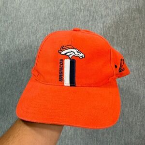 Denver Broncos NFL Men One Size Orange Hat Super Bowl XXXII Elway 7 Vintage Logo